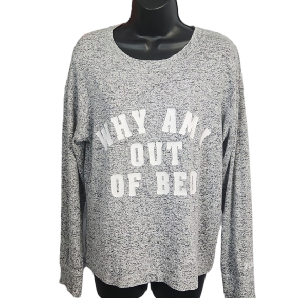 VS PINK Why Am I Out Of Bed Sleep Tee - Picture 3 of 9